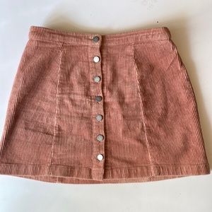 Dusty Pink Skater Skirt from Forever 21